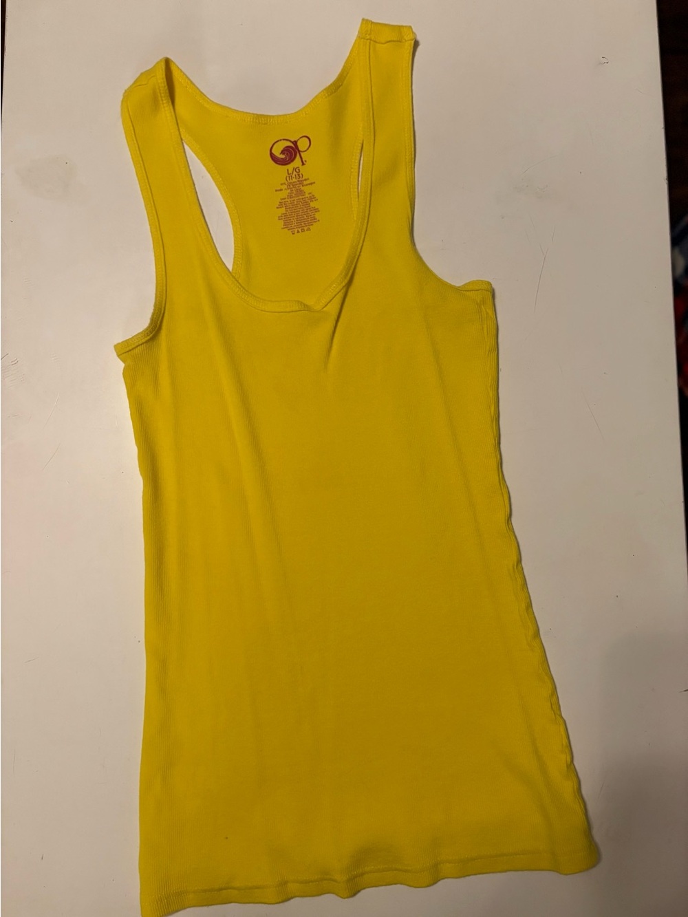 OP Bright Yellow Racerback Tank